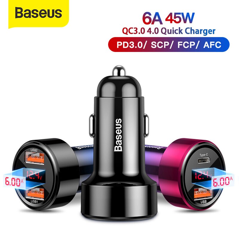 Baseus-45W ڵ   USB cŸ ޴ ȭ ..